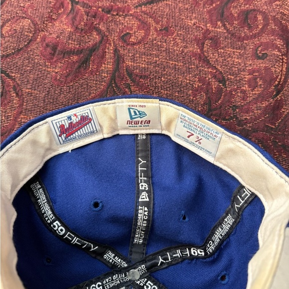 90s Toronto Blue Jays New Era Fitted Hat 7 3/8 - Picture 3 of 4